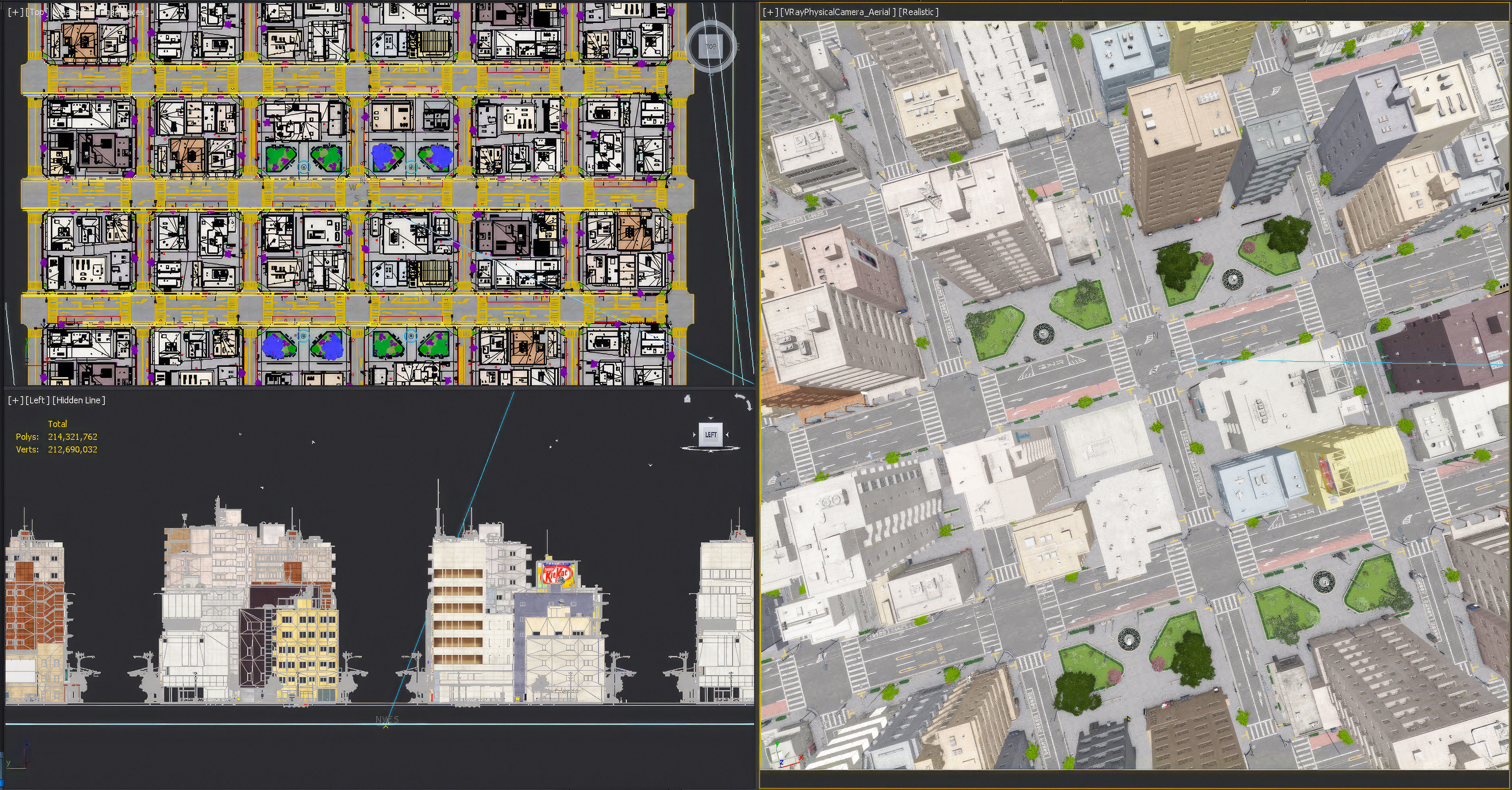 Japan - 8 blocks - 34 Buildings 3D model_5