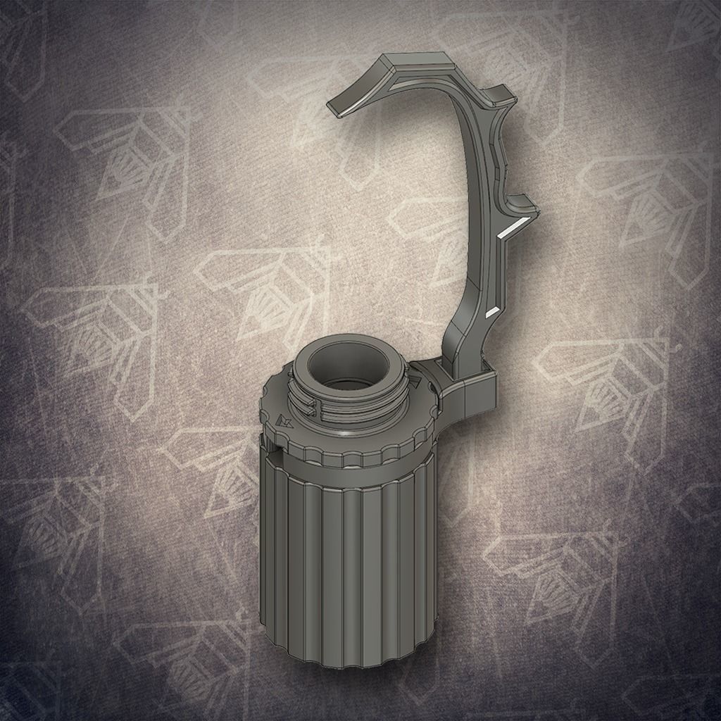 B-Holder - Miniature Painting Holder 3D print model_1