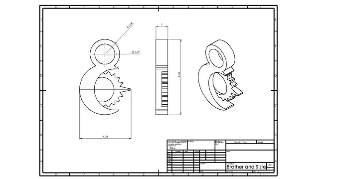 Brother and Sister Pendant