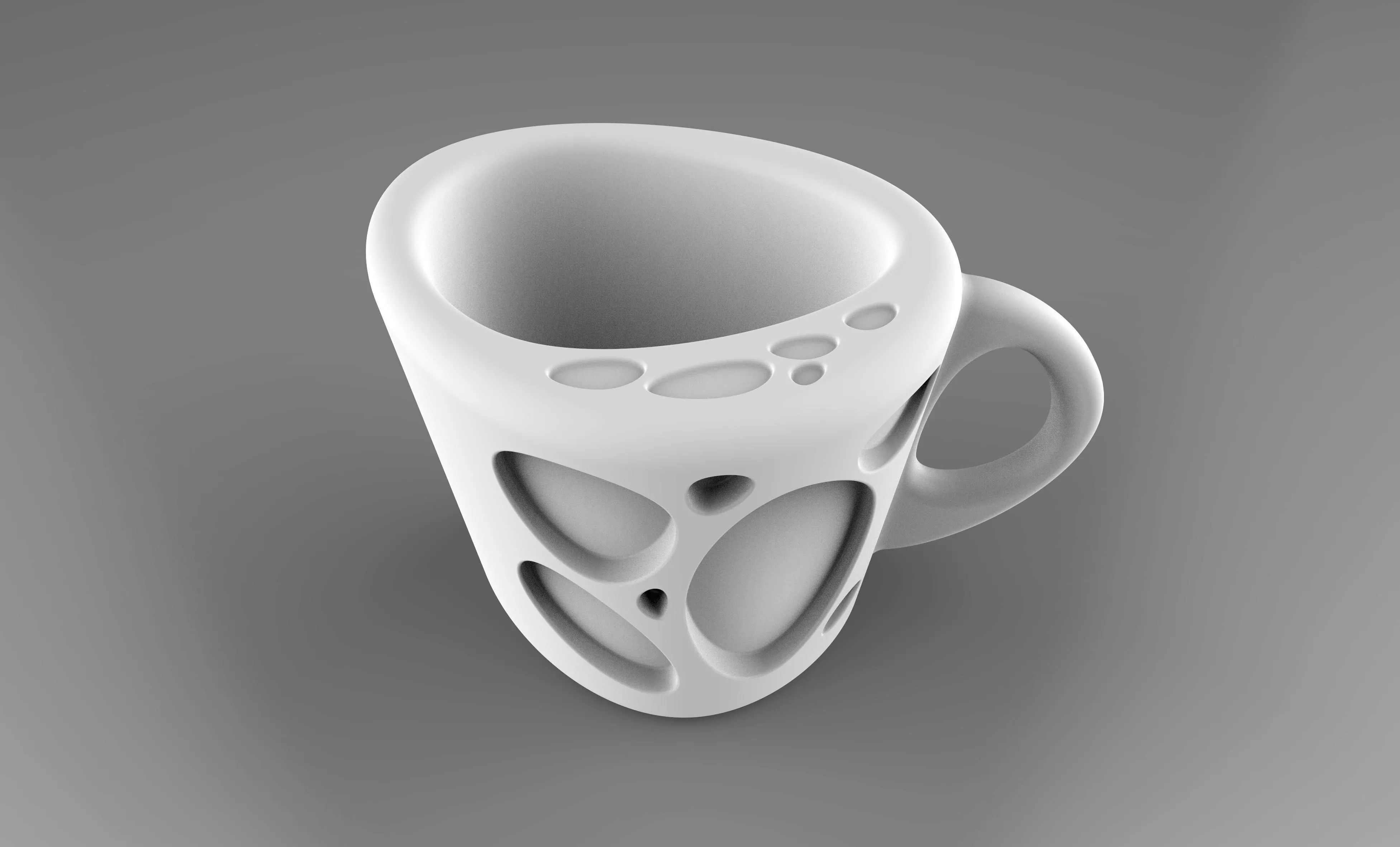 River Stone Mug 3D print model