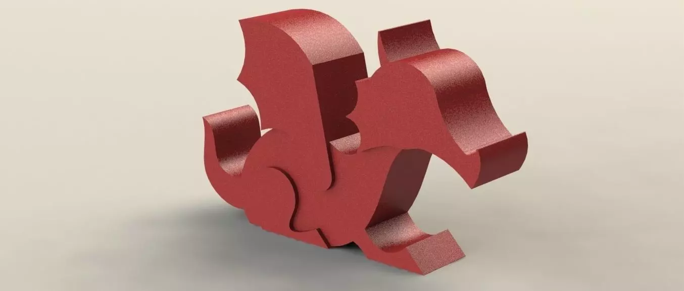Toy Dragon  3D print model_0