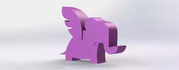 Elephant Toy 3D print model