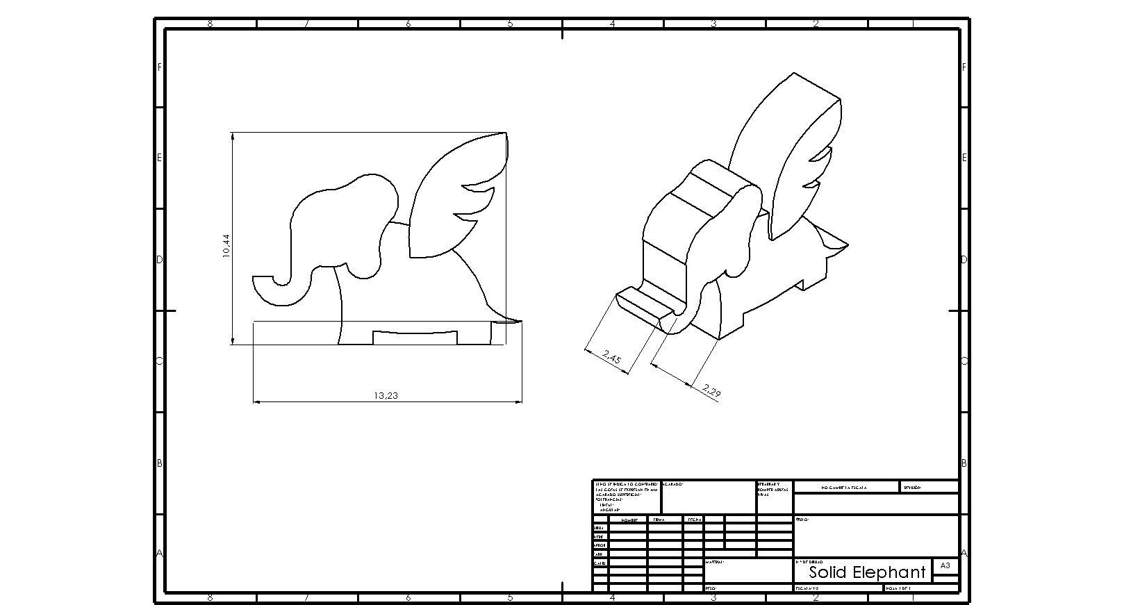Elephant Toy 3D print model_1