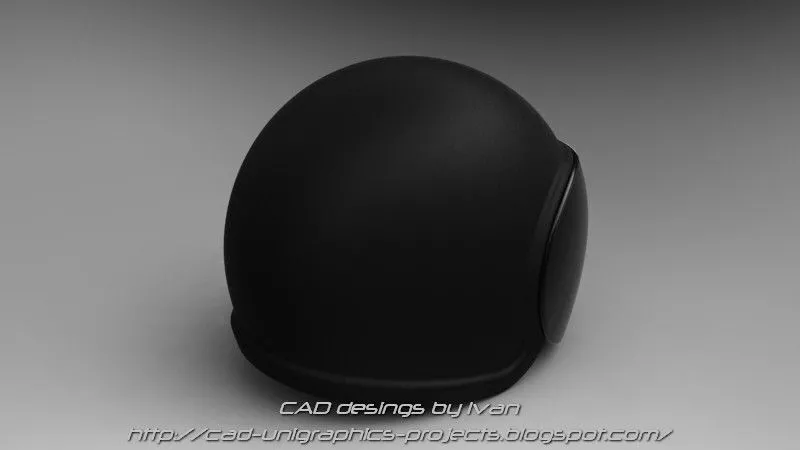 motor helmet simple version Free 3D model