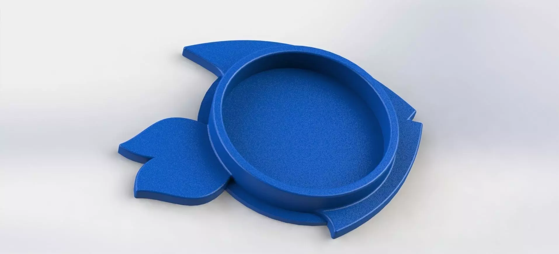 Fish Coaster  3D print model_0