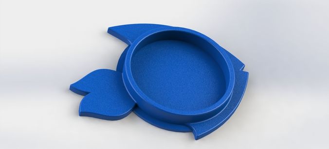 Fish Coaster  3D print model