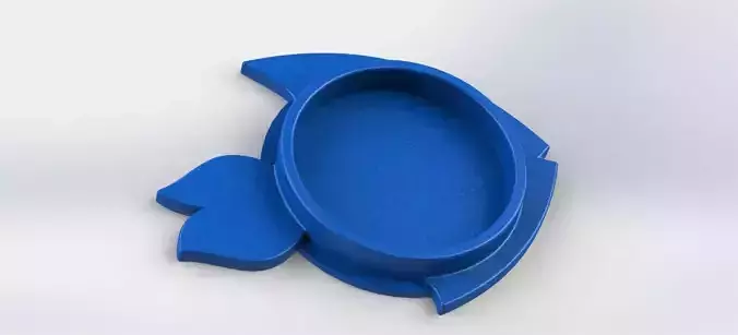Fish Coaster  3D print model