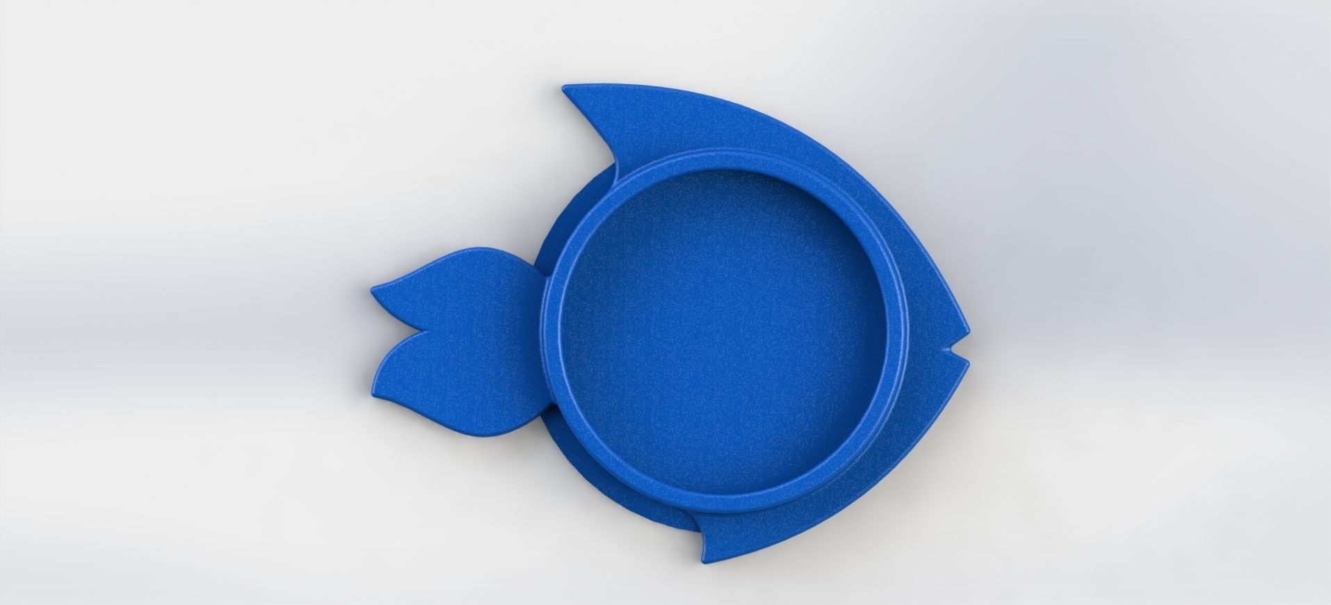 Fish Coaster  3D print model_2