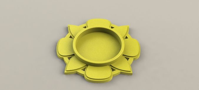 Flower Coaster  3D print model