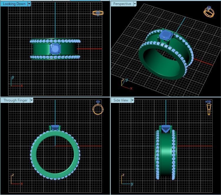 Ring R0553  3D print model_2