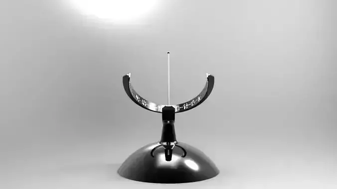 Garden Sun Clock Free 3D model