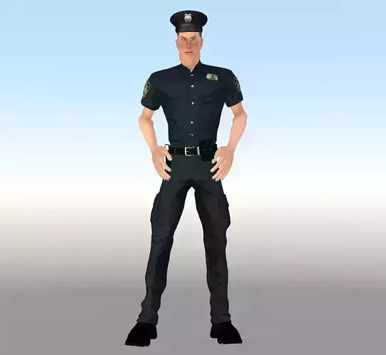 Toon Policeman