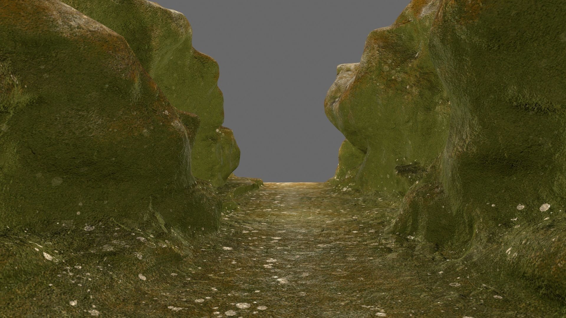 mossy canyon 1 Low-poly 3D model_13