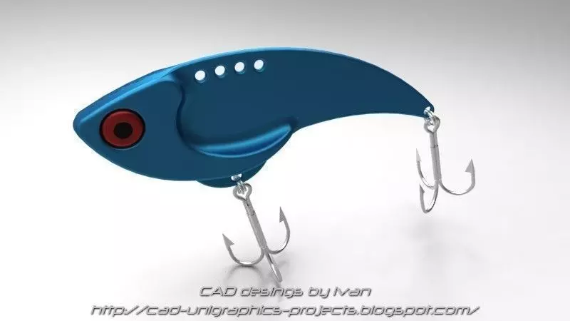 Fish Lures Binsky Free 3D model