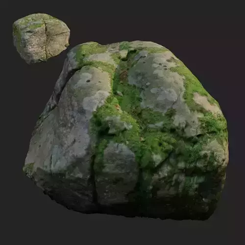 Nature stone 3d scanned 018