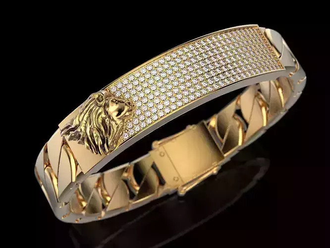 Bracelet with lion