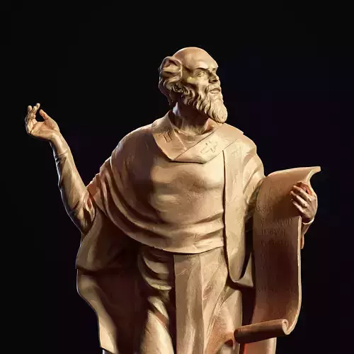 Ancient Sage statue 3d-print model
