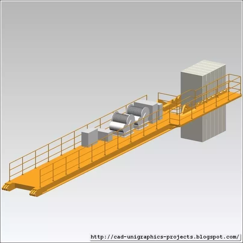 TOWER CRANE -Counter weight segment- Free 3D model