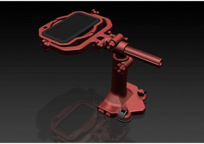 Adjustable Arm Holder for Iphone 7 Plus with IP68 Case 3D print model