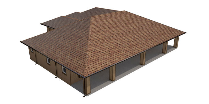 House-015 Low Poly 3D model 6