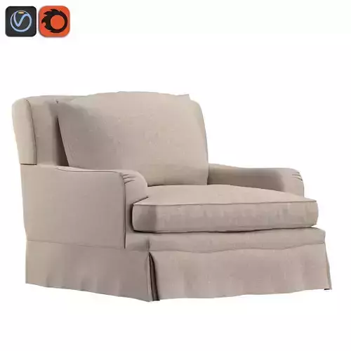 CHAIR 57490033 BLSA Low-poly 3D model