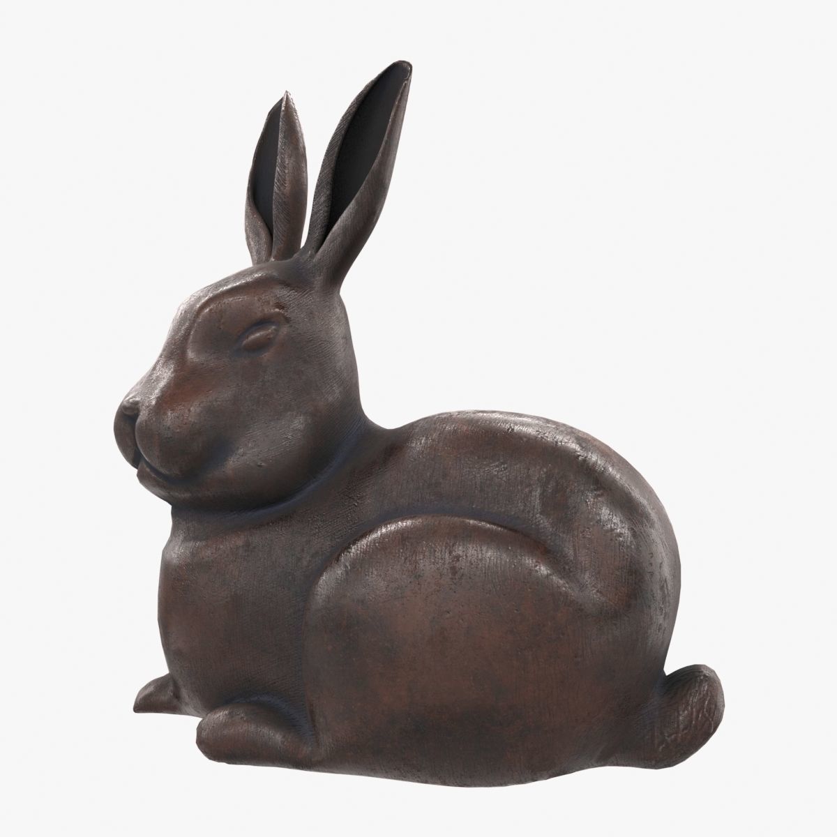 Rabbit Statue  3D model_1