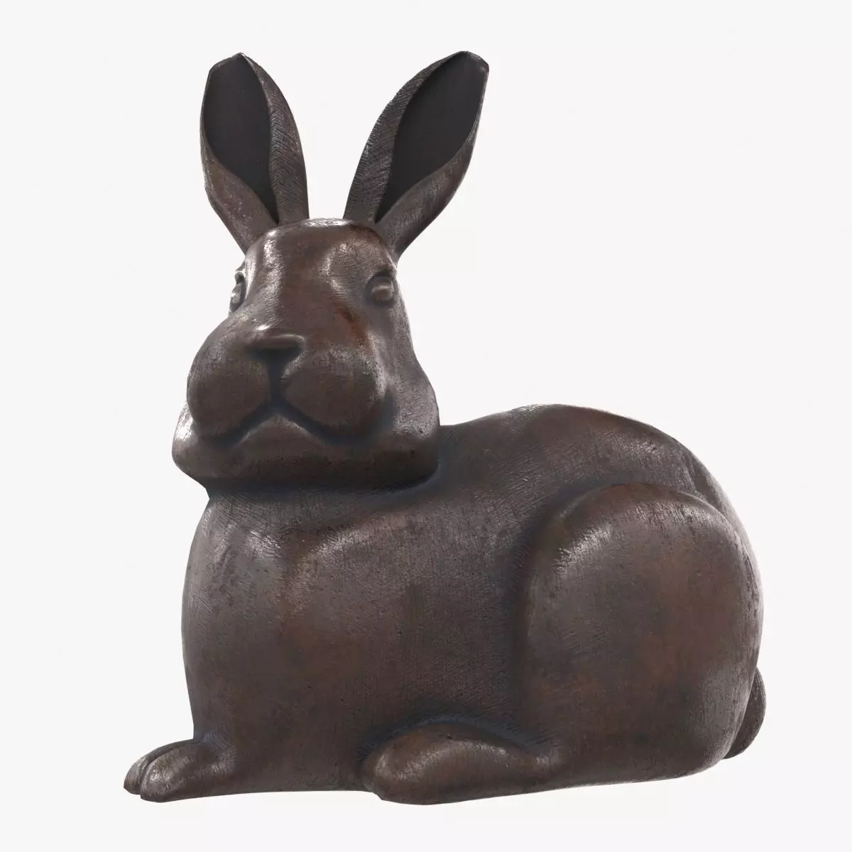 Rabbit Statue  3D model_0