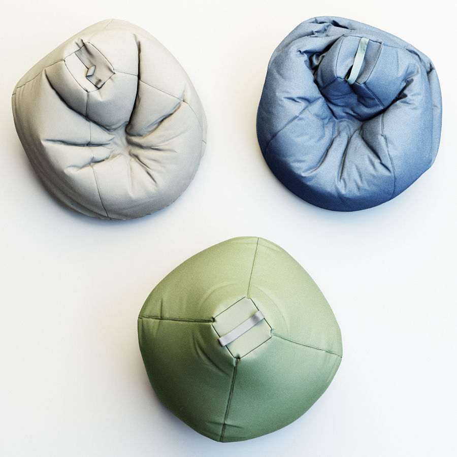 Bean Bag Esprit 3D model_4
