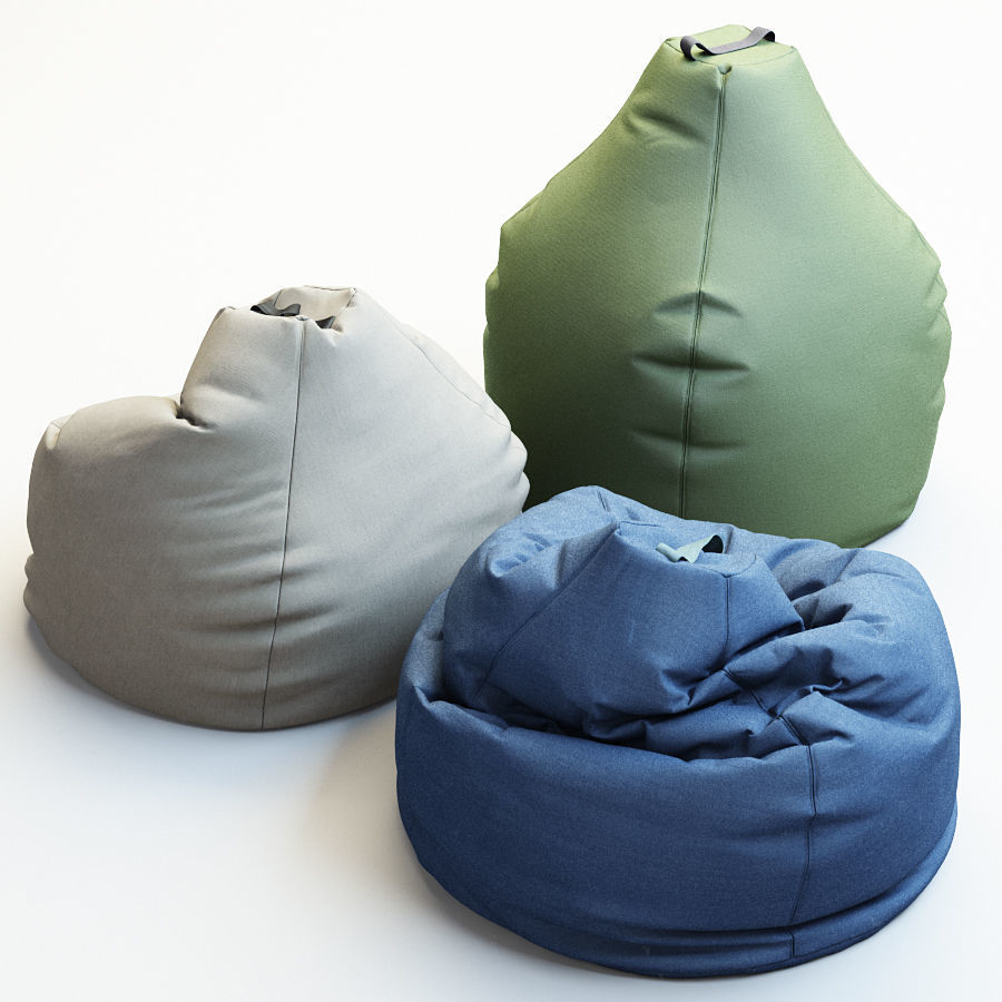 Bean Bag Esprit 3D model_5