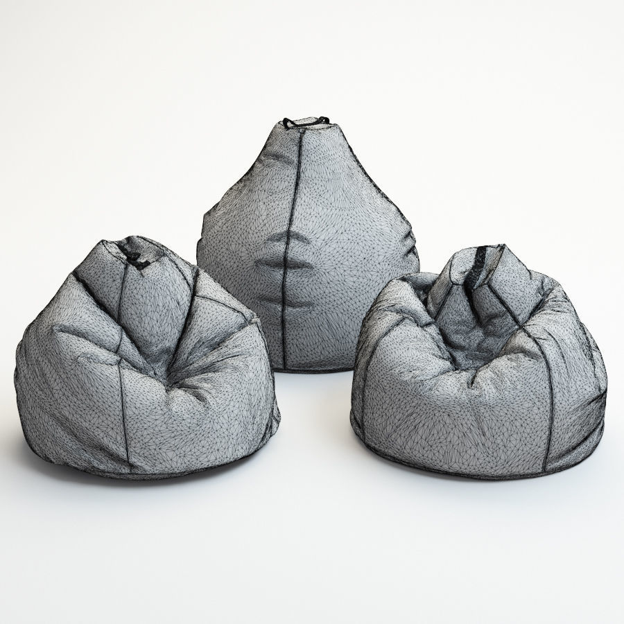 Bean Bag Esprit 3D model_6