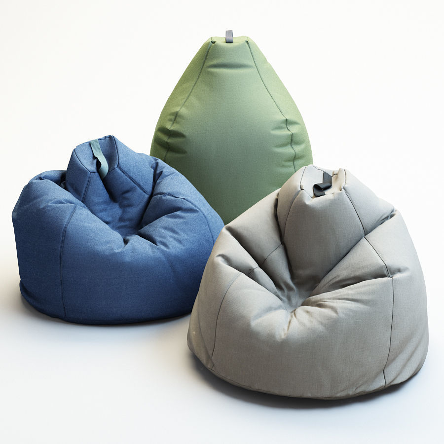 Bean Bag Esprit 3D model_3