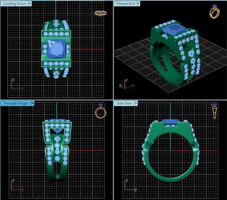 Ring R0565  3D print model_2