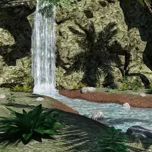 Lost Paradise OBJ 3D model