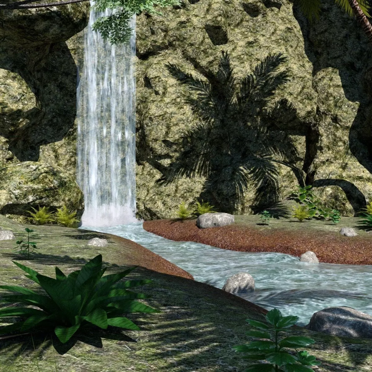 Lost Paradise OBJ 3D model_0