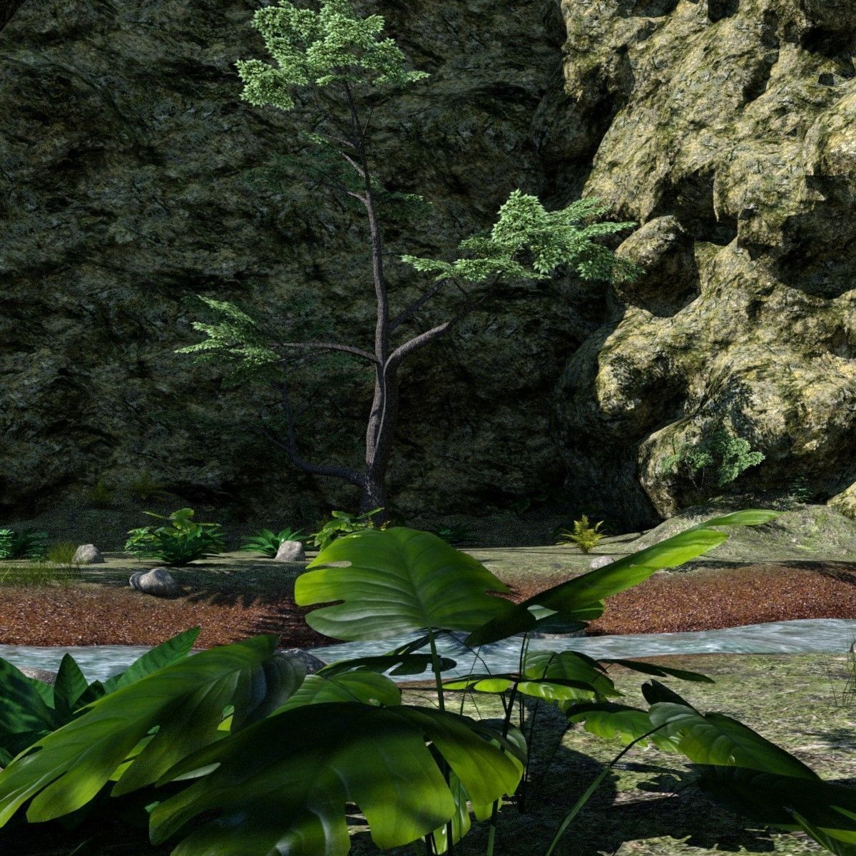 Lost Paradise OBJ 3D model_1