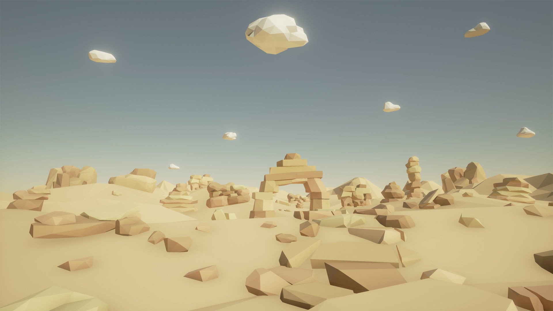Low Poly Rocks Full Packs Low-poly 3D model_3