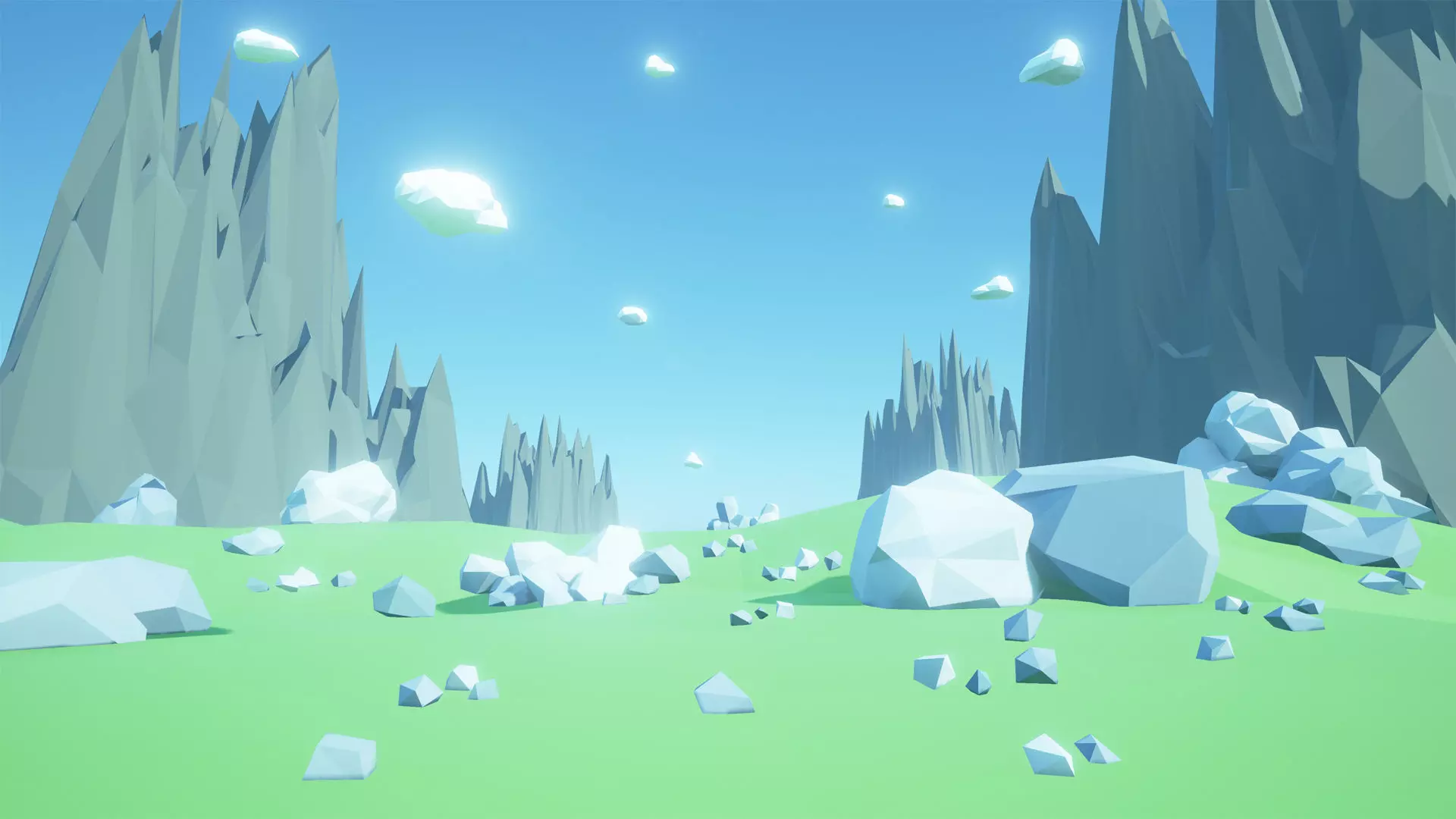 Low Poly Rocks Full Packs Low-poly 3D model_0