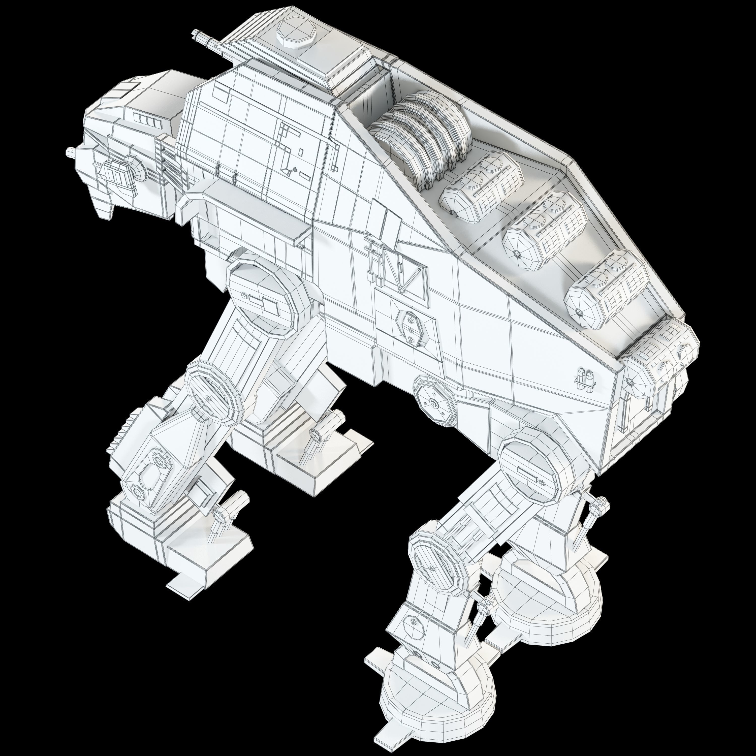 AT-M6 Star Wars All Terrain MegaCaliber Six 3D model_34