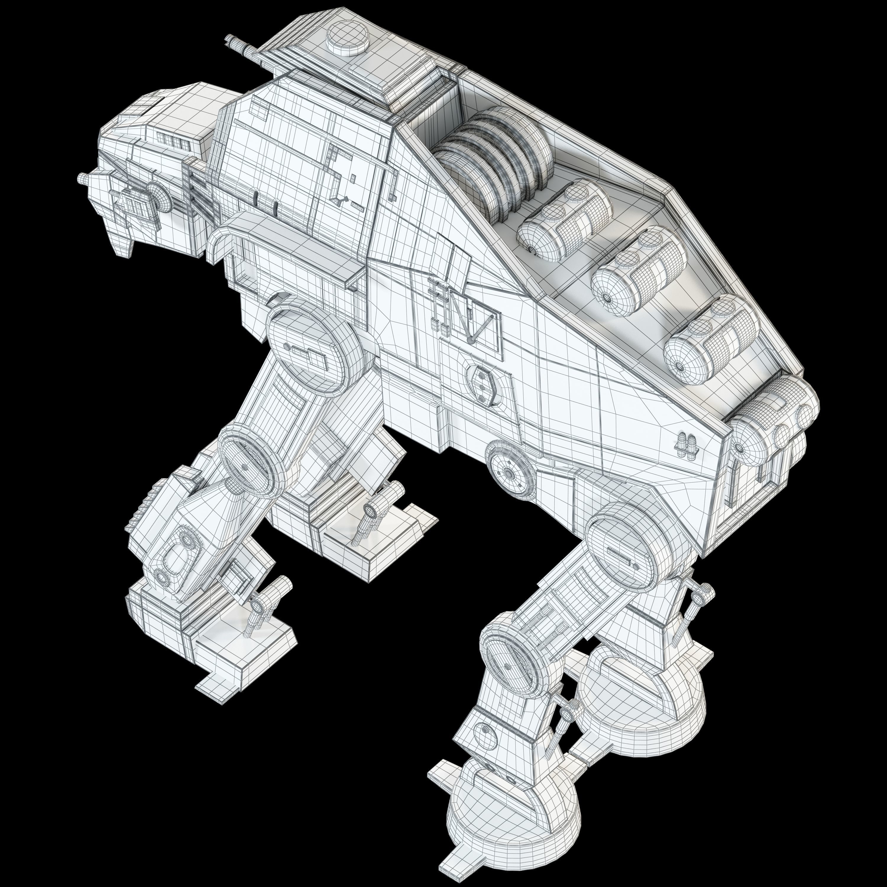 AT-M6 Star Wars All Terrain MegaCaliber Six 3D model_33