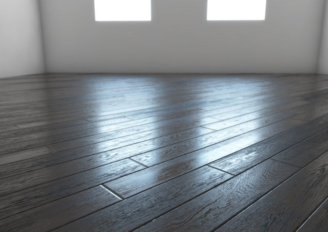 Black wooden boards material Seamless Texture