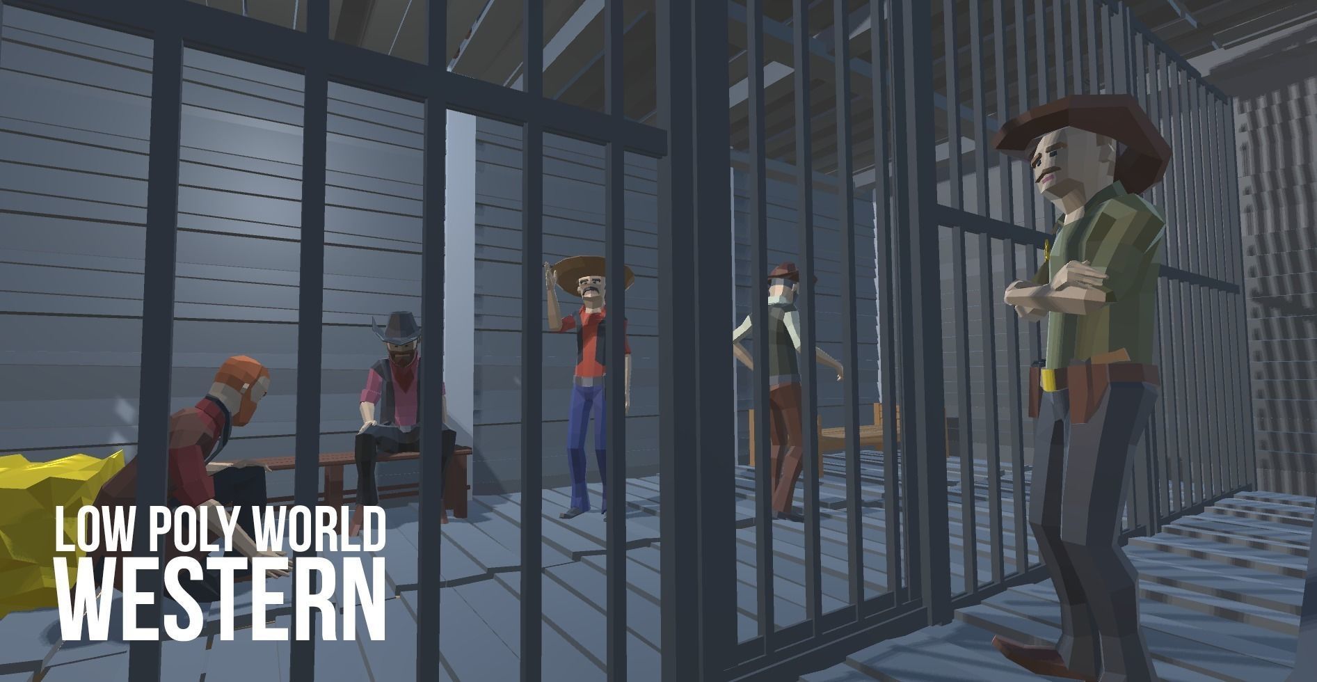 LOW POLY WORLD - WESTERN Low-poly 3D model_24