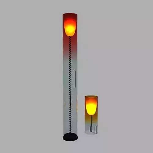Kartell Toobe Lamp Low-poly 3D model