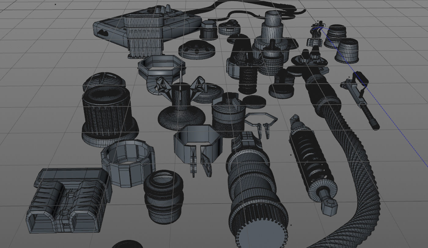 Electronic Technic Parts 3D model_5