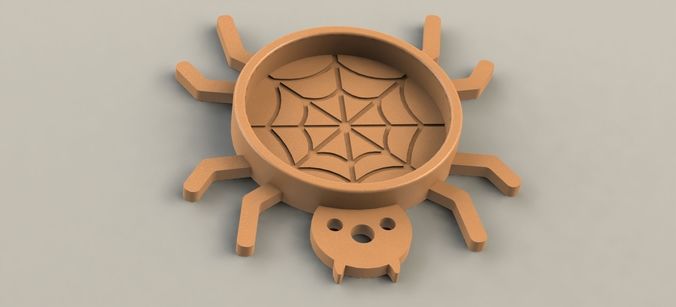 Spider Coaster  3D print model