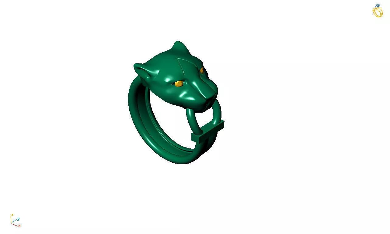 Tiger Ring 1 3D print model_0