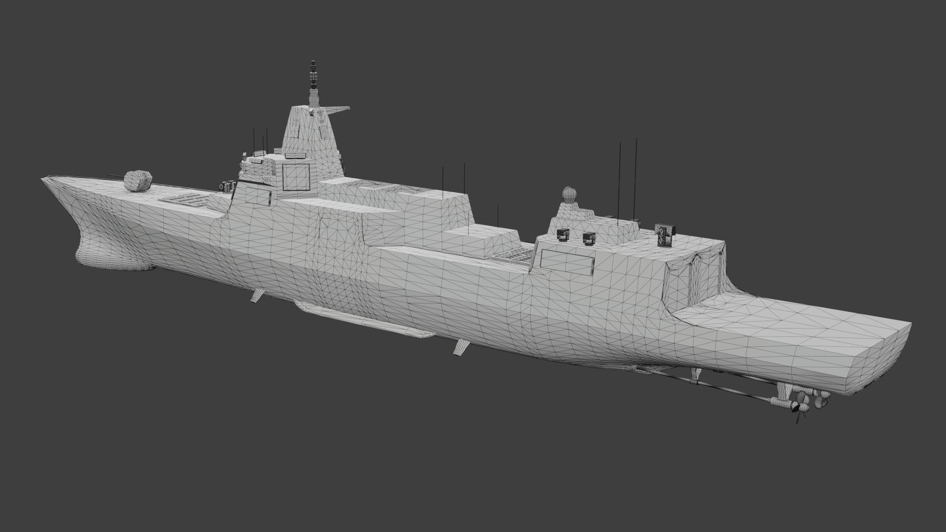 Type 055 Class Destroyer 3D model | CGTrader