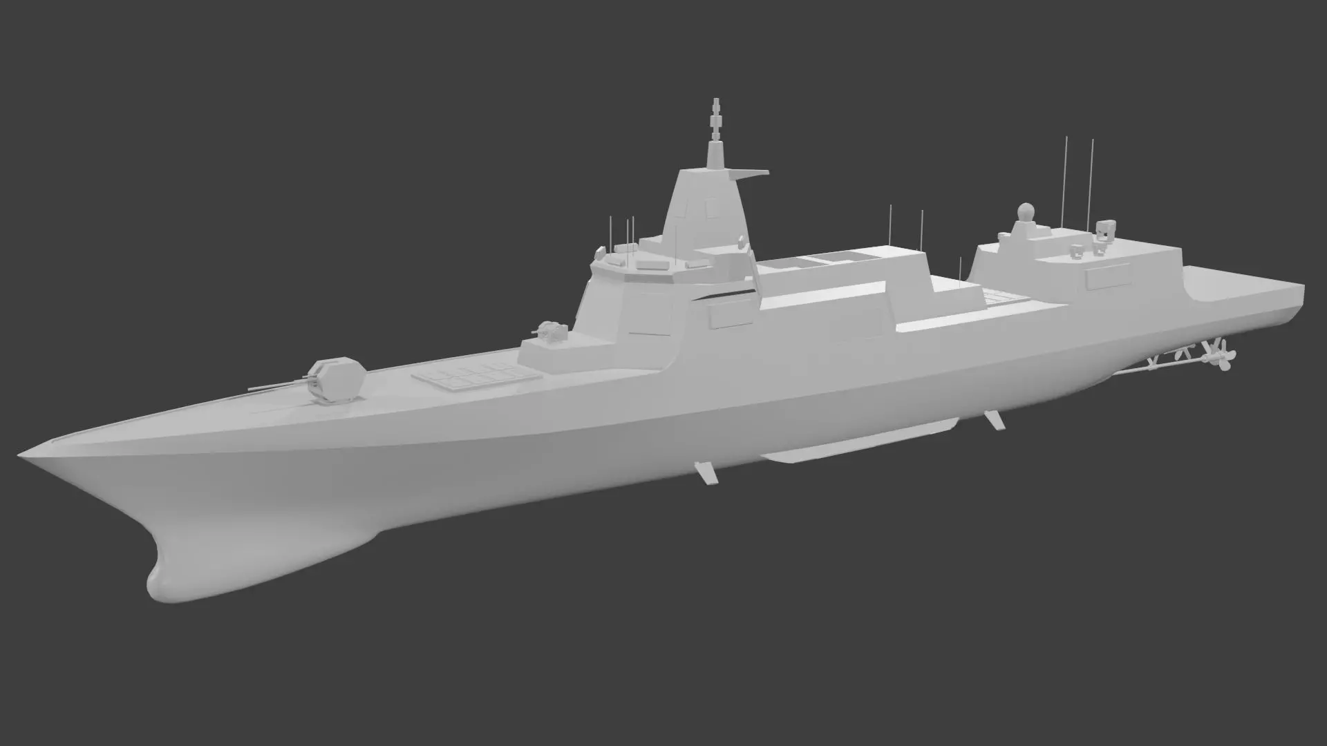 Type 055 Class Destroyer 3D model