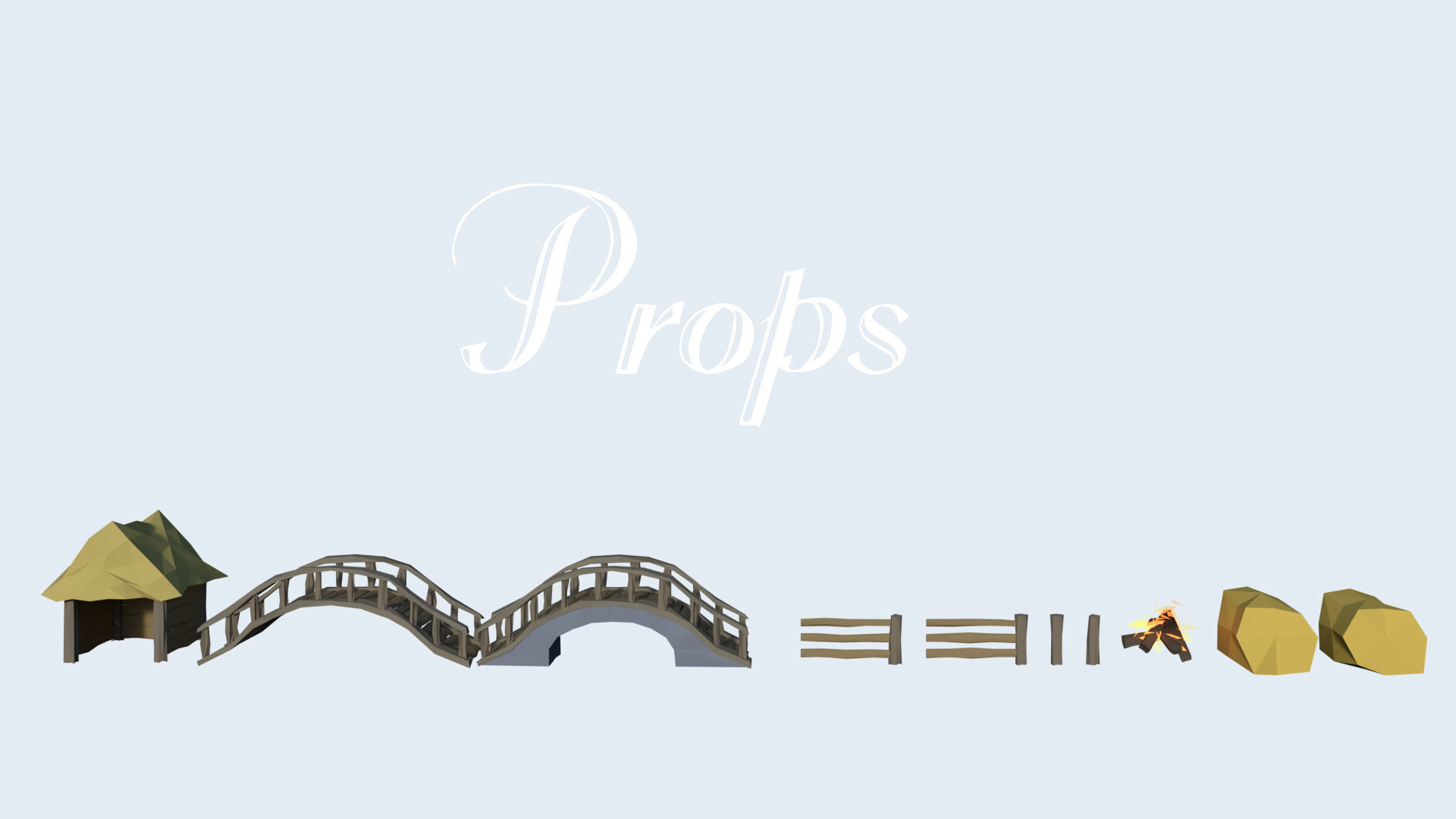 Stylised Low Poly Forest Low-poly 3D model_6