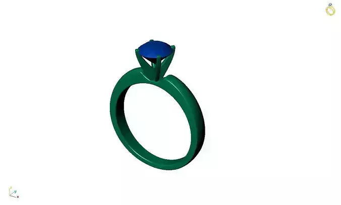 Solitaire ring 112