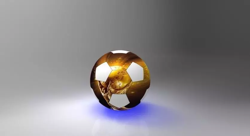 Parametric football ball model Free 3D model_0
